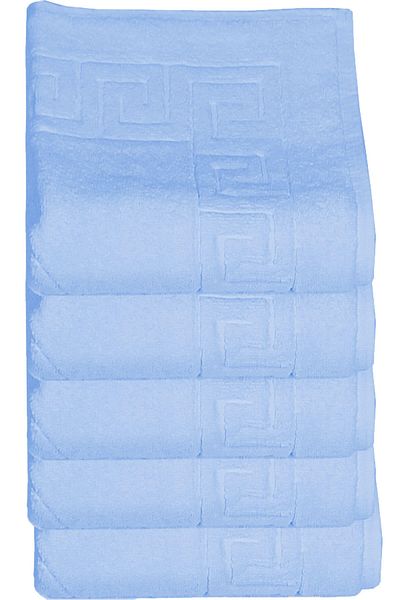 Mira Home 5 Pack Hotel Foot Towel Curly Foot Print 50X70 cm Colorful 16/2 Avs 250 Gr