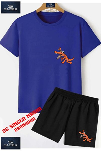 SS SİNSER Children's Unisex “Speckle Orange “ Special Printed Crew Neck T-Shi...