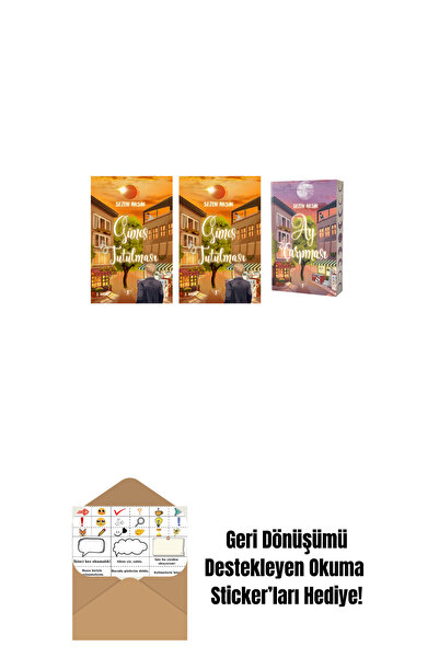 Artemis Yayınları Sezen Aksın 3 Kitap Set + Okuma Sticker'ları