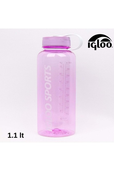 IGLOO Bpa-Free Sports Tritan 1.1 Liter Water Bottle Flask Pink