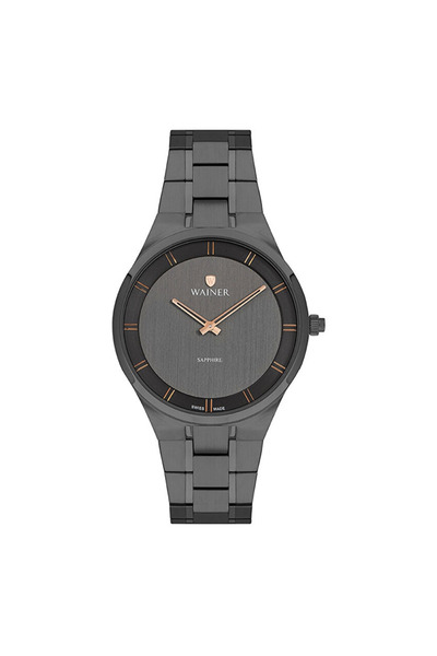 Wainer Wa.11084-e Quartz Swiss Made Çelik Füme 41 Mm Erkek Kol Saati