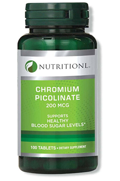 NUTRITIONL بيكولينات الكروم 200 ميكروغرام 100 قرص