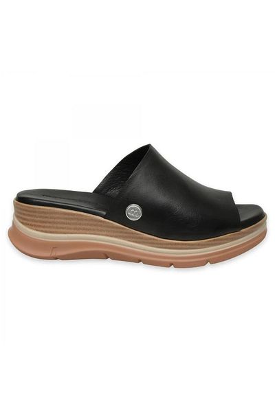 Mammamia D25Yt-1495 Women's Leather Slippers