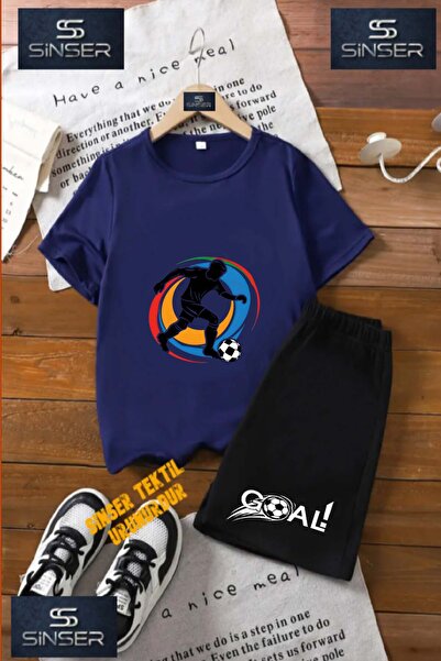 SS SİNSER Kids Unisex “Colorful Soccer Player Circle Canvas“ Custom Printed C...