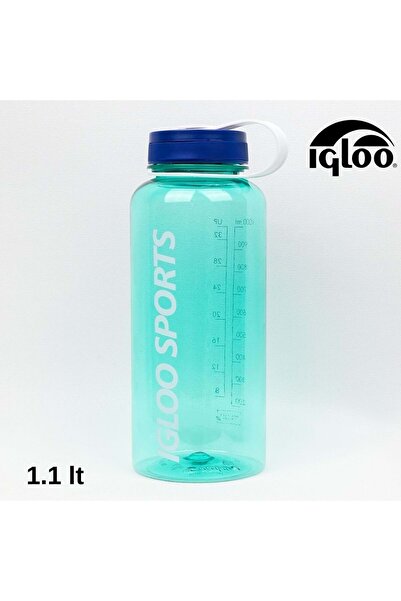 IGLOO Bpa-Free Sports Tritan 1.1 Liter Water Bottle Flask Turquoise