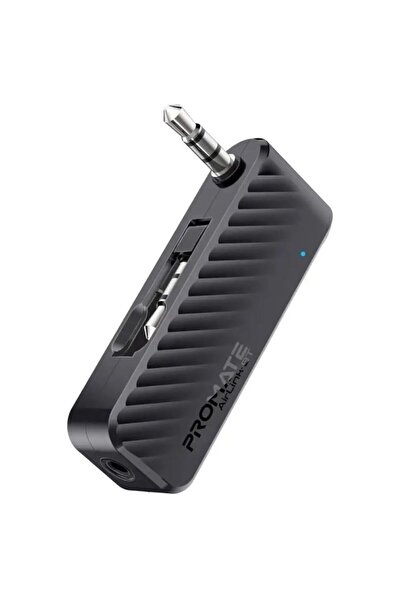 Promate جهاز إرسال صوتي متطور يحول الصوت من AUX إلى بلوتوث بطاريته بسعة 200 مللي أمبير،