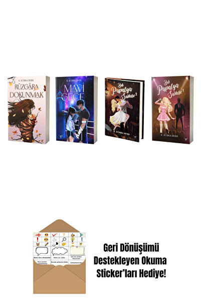 Artemis Yayınları K. Kübra Berk 4 Kitap Set + Okuma Sticker'ları