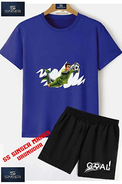 SS SİNSER Children's Unisex “Goalkeeper Green Jersey“ Custom Printed Crew Nec...