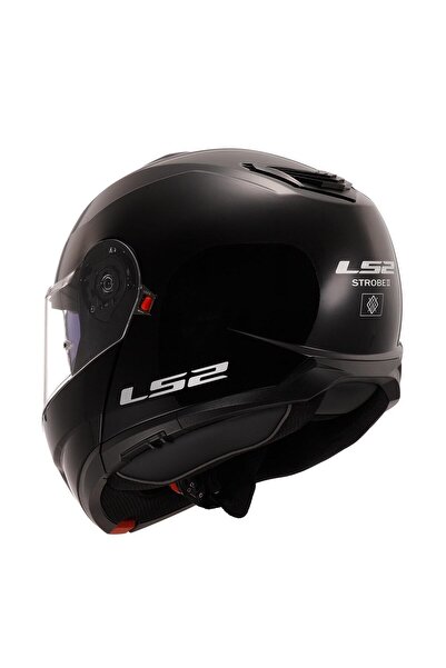 LS2 STROBE 2 PARLAK SİYAH KASK