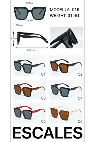 Escales Women's Uv-400 Protection Luxury Sunglasses