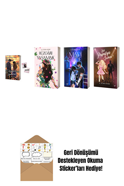 Artemis Yayınları K. Kübra Berk 4 Kitap Set + Okuma Sticker'ları