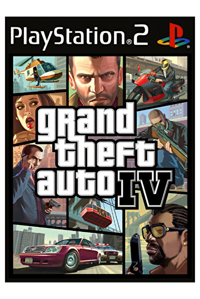 Tigdes 🎮 Playstation 2 GTA 4 PS2 Oyunu | Sadece Çipli Cihazlarda Çalışır | Kutusuz & Resimsiz DVD