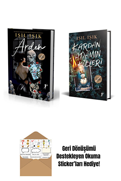 Artemis Yayınları Arden 1 (Ciltli) + Kardan Adamın Külleri (Ciltli) + Okuma S...