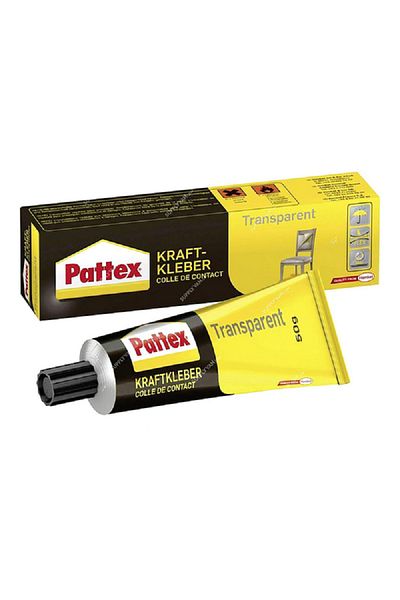 Pattex High Temperature Resistance Contact Adhesive Tube Clear 50g