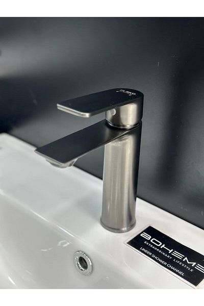 Boheme Anthracite High Sink Faucet