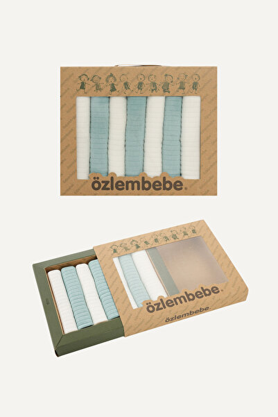 Maxhilda Bebe 7 Pack 100% Cotton Baby Mouth Wipes (Gift Package Made)