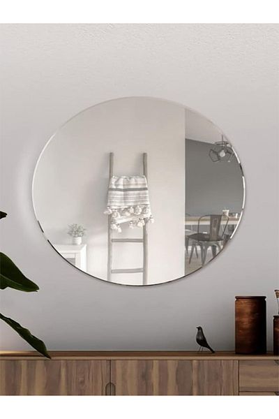DEC4 Shatterproof circular mirror, size 80*80 cm, multiple frame colors