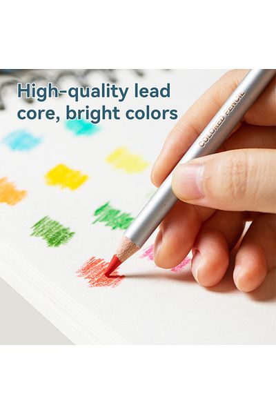 Deli EC300-24 Colored Pencil Set 24 Colors – Ideal for Drawing, Coloring & Sketching