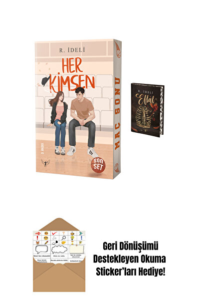 Artemis Yayınları Her Kimsen - Son Set + Eflâl 2 (Ciltli) + Okuma Sticker'ları