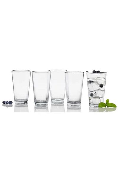 Anchor 10-Piece Mixing Glass Tumbler Drinkware Set Clear