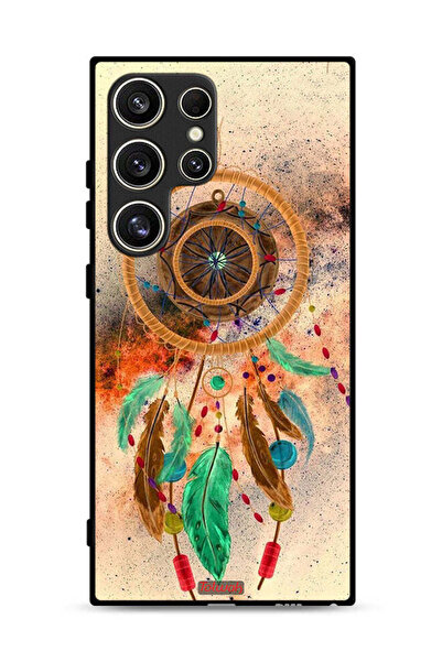 Tolwak غطاء حماية لهاتف سامسونج جالاكسي S24 ألترا 5G بتصميم ماندالا ريش معلق