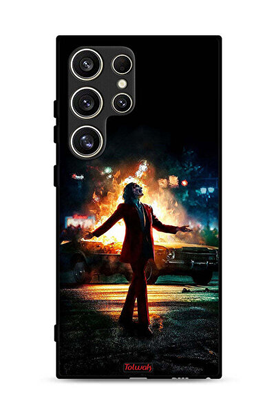 Tolwak غطاء حماية لهاتف Samsung Galaxy S24 Ultra 5G بتصميم Joker Happy Mode