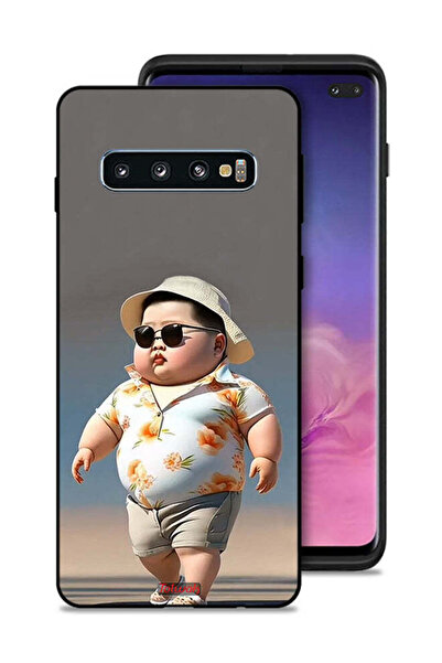 Tolwak غطاء حماية لهاتف Samsung Galaxy S10 Plus بتصميم أنيق وجذاب لطفل صغير
