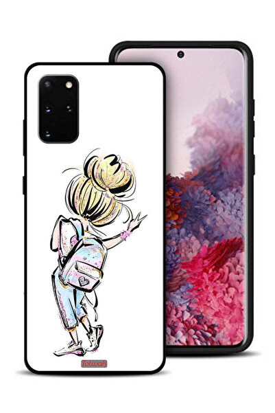 Tolwak غطاء حماية لهاتف سامسونج جالكسي S20 بلس بتصميم فتاة العودة إلى المدرسة