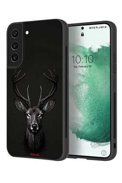 Tolwak غطاء حماية لهاتف سامسونج جالاكسي S21 بلس 5G بتصميم غزال فني رقمي