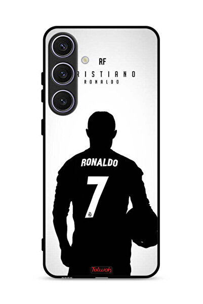 Tolwak غطاء حماية لهاتف سامسونج جالاكسي S25 بقناع كريستيانو رونالدو