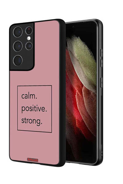 Tolwak غطاء حماية لهاتف سامسونج جالاكسي S21 ألترا 5G، هادئ وإيجابي وقوي