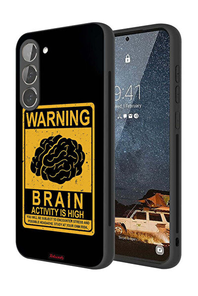 Tolwak غطاء حماية لهاتف Samsung Galaxy S23 Plus 5G تحذير من ارتفاع نشاط الدماغ