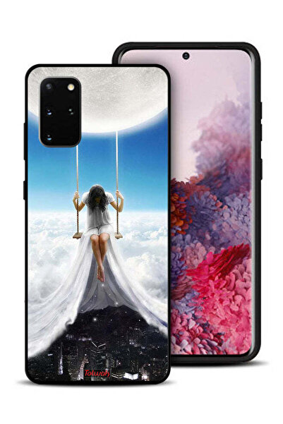 Tolwak غطاء حماية لهاتف سامسونج جالكسي S20 بلس بتصميم فن مدينة الغيوم القمرية