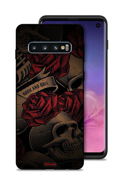 Tolwak غطاء حماية لهاتف سامسونج جالكسي S10 - روك آند رول