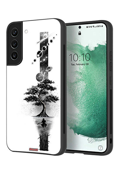 Tolwak غطاء حماية لهاتف سامسونج جالاكسي S22 بلس 5G بتصميم فن الأرض والفضاء