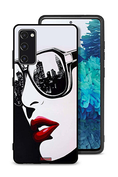 Tolwak غطاء حماية لهاتف سامسونج جالكسي S20 FE بتصميم وجه فتاة وفن تجريدي