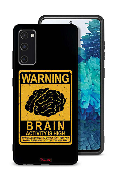 Tolwak غطاء حماية لهاتف Samsung Galaxy S20 FE تحذير من ارتفاع نشاط الدماغ