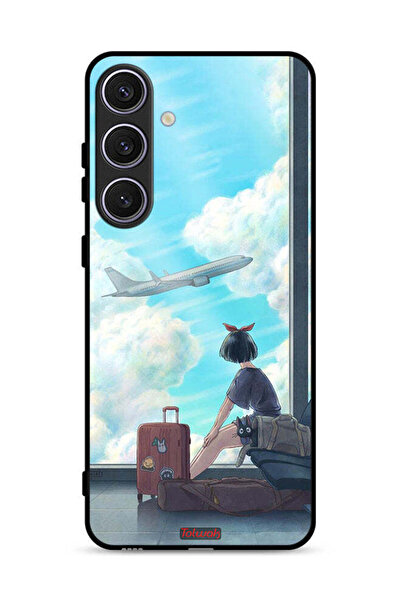 Tolwak غطاء حماية لهاتف Samsung Galaxy S25 بتصميم فن السفر