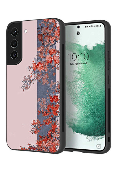 Tolwak غطاء حماية لهاتف سامسونج جالاكسي S21 بلس 5G برسومات أوراق الشجر والزهور