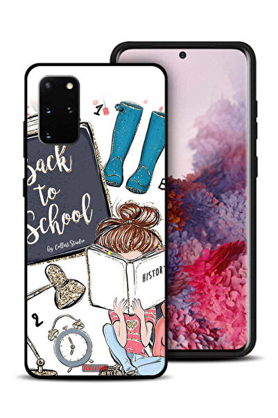 Tolwak غطاء حماية لهاتف سامسونج جالكسي S20 بلس - فتاة العودة إلى المدرسة تقرأ...