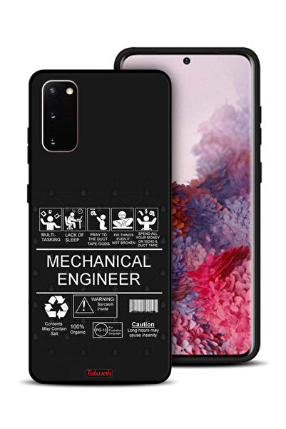 Tolwak غطاء حماية لهاتف سامسونج جالكسي S20، ملصق مهندس ميكانيكي
