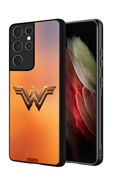 Tolwak غطاء حماية لهاتف سامسونج جالاكسي S21 ألترا 5G بشعار Wonder Women