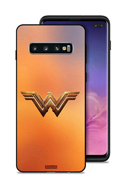 Tolwak Samsung Galaxy S10 Plus Protective Case Cover Wonder Women Logo