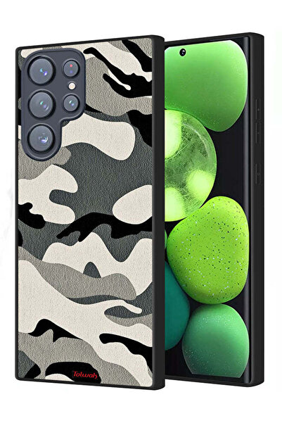 Tolwak Samsung Galaxy S22 Ultra 5G Protective Case Cover Camouflage