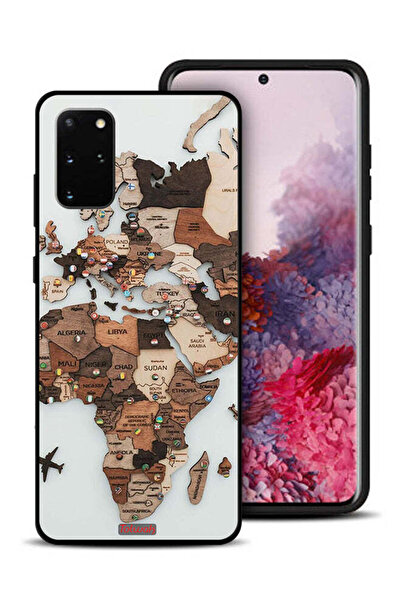 Tolwak غطاء حماية لهاتف Samsung Galaxy S20 Plus بتصميم خريطة العالم