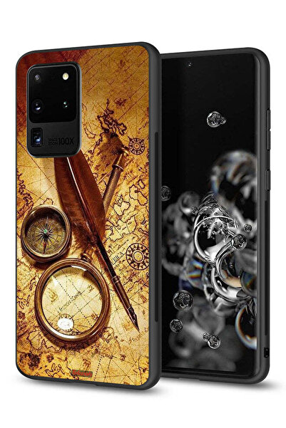 Tolwak غطاء حماية بتصميم بوصلة عتيقة من سامسونج جالكسي S20 ألترا