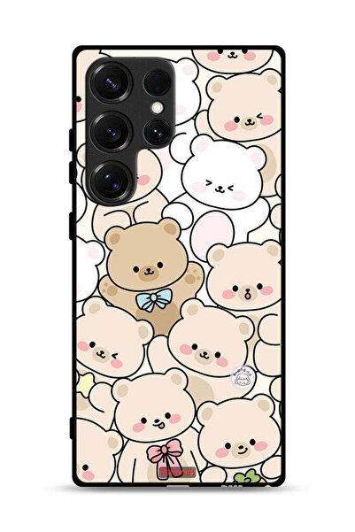 Tolwak غطاء حماية لهاتف سامسونج جالكسي S25 ألترا بنقشة الدببة