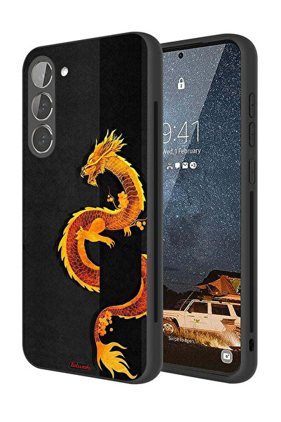 Tolwak غطاء حماية لهاتف سامسونج جالاكسي S23 بلس 5G برسومات التنين