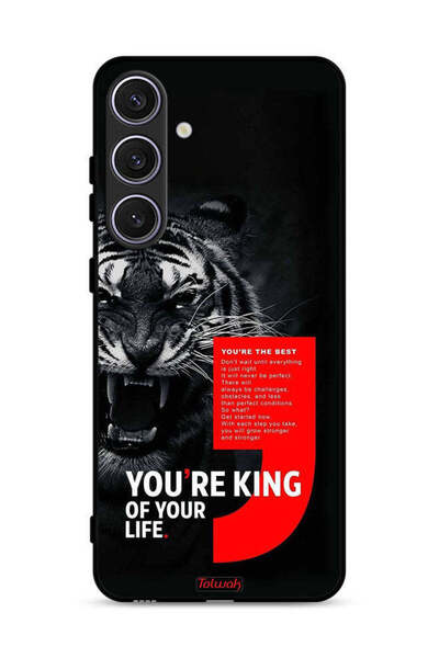 Tolwak غطاء حماية لهاتف سامسونج جالكسي S24 5G أنت ملك حياتك