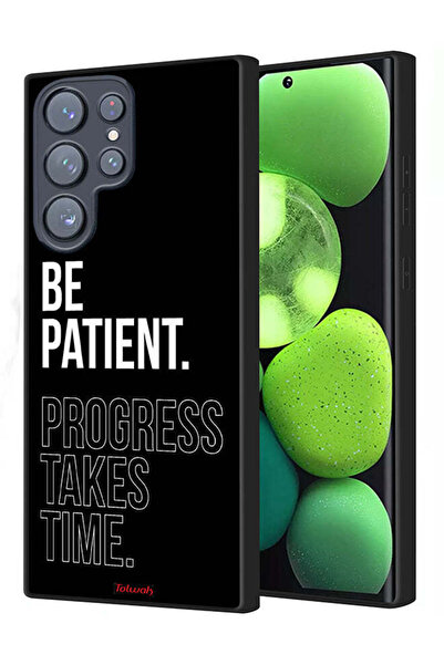 Tolwak غطاء حماية لهاتف Samsung Galaxy S22 Ultra 5G كن صبورًا فالتقدم يستغرق ...